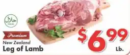 Valley Marketplace Premium New Zealand Leg of Lamb offer