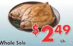 Valley Marketplace Whole Sole offer