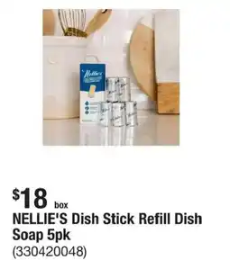 The Home Depot Nellie's Dish Stick Refill Dish Soap offer