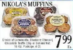 Lunardis Nikola's Muffins offer