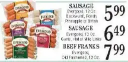 Lunardis Evergood sausage offer