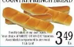 Lunardis Country French Bread offer