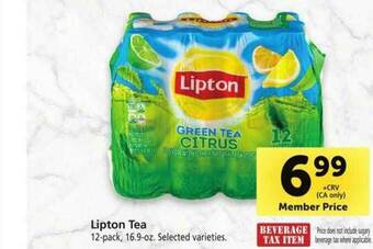 Safeway Lipton Tea offer