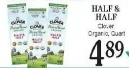 Lunardis Clover Organic Half & Half offer