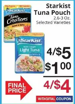 Hays Supermarket Starkist tuna pouch offer