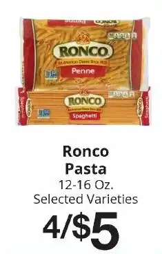 Hays Supermarket Ronco Pasta offer
