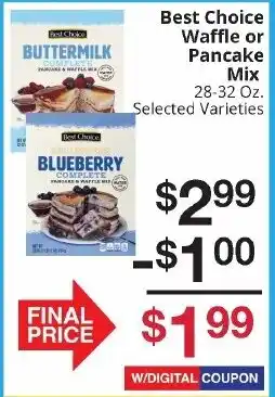 Hays Supermarket Best Choice Waffle or Pancake Mix offer