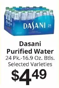 Hays Supermarket Dasani purified water offer
