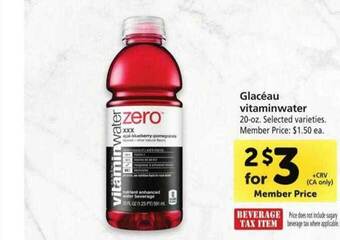 Safeway Glacéau Vitaminwater offer