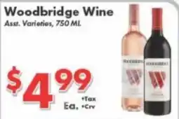 Valley Marketplace Woodbridge Wine offer