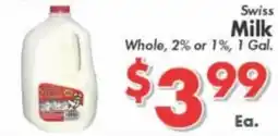 Valley Marketplace Swiss milk offer