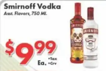 Valley Marketplace Smirnoff Vodka offer