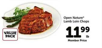 Safeway Open Nature Lamb Loin Chops offer