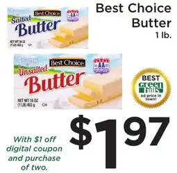 Green Hills Grocery Best Choice Butter offer