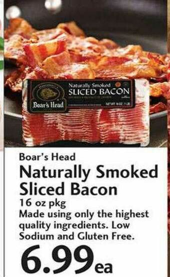 Sunset Foods Naturally Smoked Sliced Bacon offer