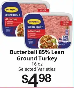 Hays Supermarket Butterball ground turkey offer