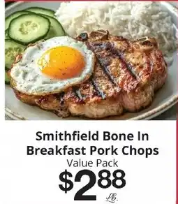 Hays Supermarket Smithfield Bone In Breakfast Pork Chops offer