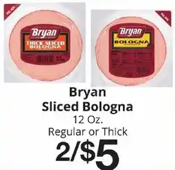 Hays Supermarket Bryan sliced bologna offer