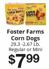 Hays Supermarket Foster Farms Corn Dogs offer