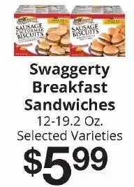 Hays Supermarket Swaggerty breakfast sandwiches offer