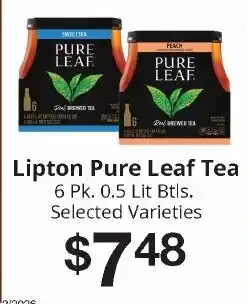 Hays Supermarket Lipton pure leaf tea offer