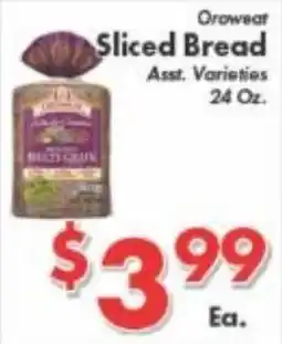 Valley Marketplace Croweat Sliced Bread offer