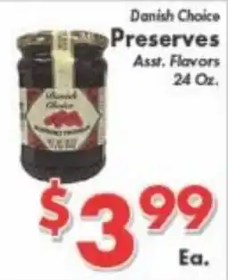 Valley Marketplace Danish Choice Preserves offer