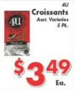 Valley Marketplace 4u croissants offer