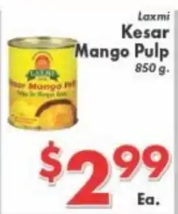 Valley Marketplace Laxmi Kesar Mango Pulp offer
