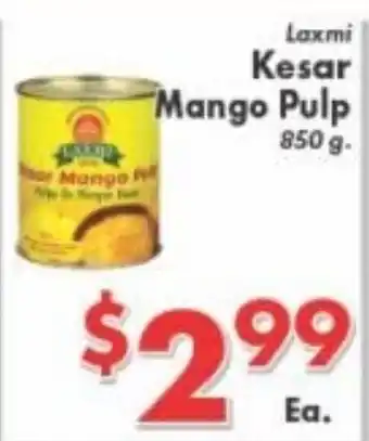 Valley Marketplace Laxmi Kesar Mango Pulp offer