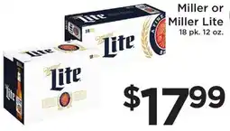 Green Hills Grocery Miller or Miller Lite offer