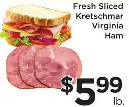 Green Hills Grocery Fresh Sliced Kretschmar Virginia Ham offer
