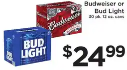 Green Hills Grocery Budweiser or Bud Light offer