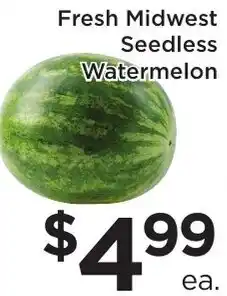 Green Hills Grocery Fresh Midwest Seedless Watermelon offer
