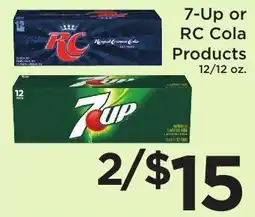 Green Hills Grocery 7-up or RC Cola Products offer