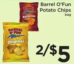 Green Hills Grocery Barrel O'Fun Potato Chips offer