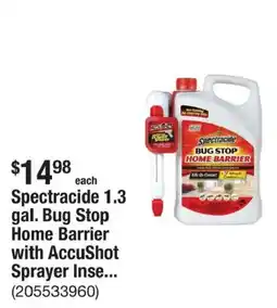 The Home Depot Spectracide bug stop home barrier offer