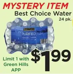 Green Hills Grocery Best Choice Water offer