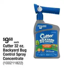 The Home Depot Cutter backyard bug control spray concentrate offer