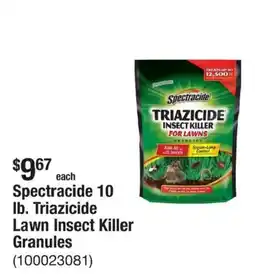The Home Depot Spectracide triazicide lawn insect killer granules offer
