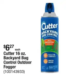 The Home Depot Cutter backyard bug control outdoor fogger offer