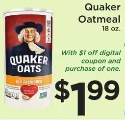 Green Hills Grocery Quaker Oats offer