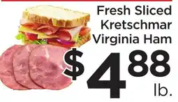 Green Hills Grocery Fresh Sliced Kretschmar Virginia Ham offer