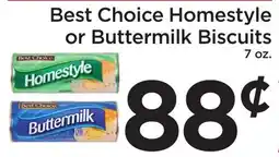 Green Hills Grocery Best Choice Homestyle or Buttermilk Biscuits offer