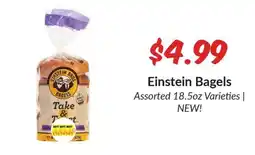 Woodman's Einstein Bagels offer