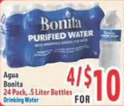 La Bonita Supermarkets Agua Bonita Drinking Water offer