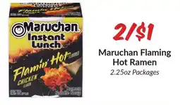 Woodman's Maruchan Flaming Hot Ramen offer