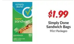 Woodman's Simply Done Sandwich Bags offer