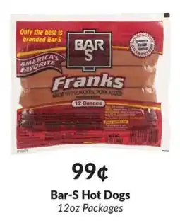 Woodman's Bar-S Hot Dogs offer