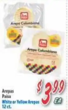 La Bonita Supermarkets Arepas Paisa offer